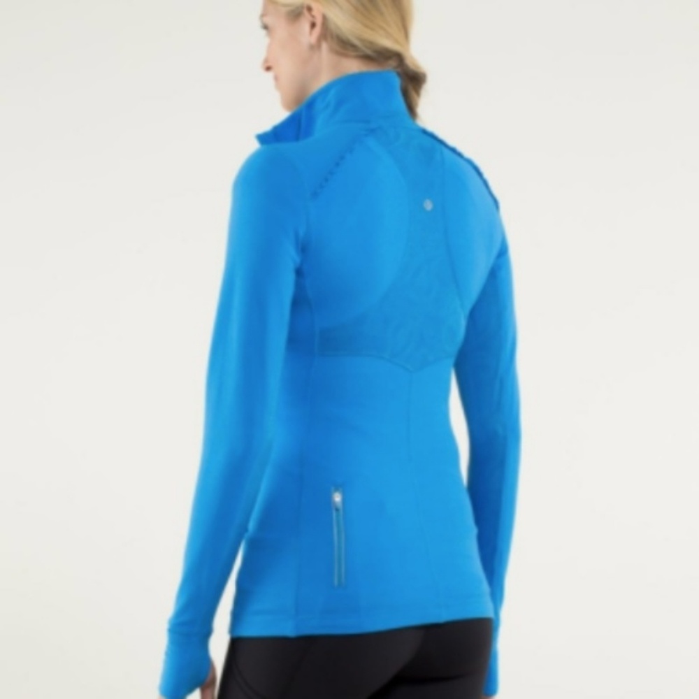 Lululemon Rulu pullover w/ paisley mesh